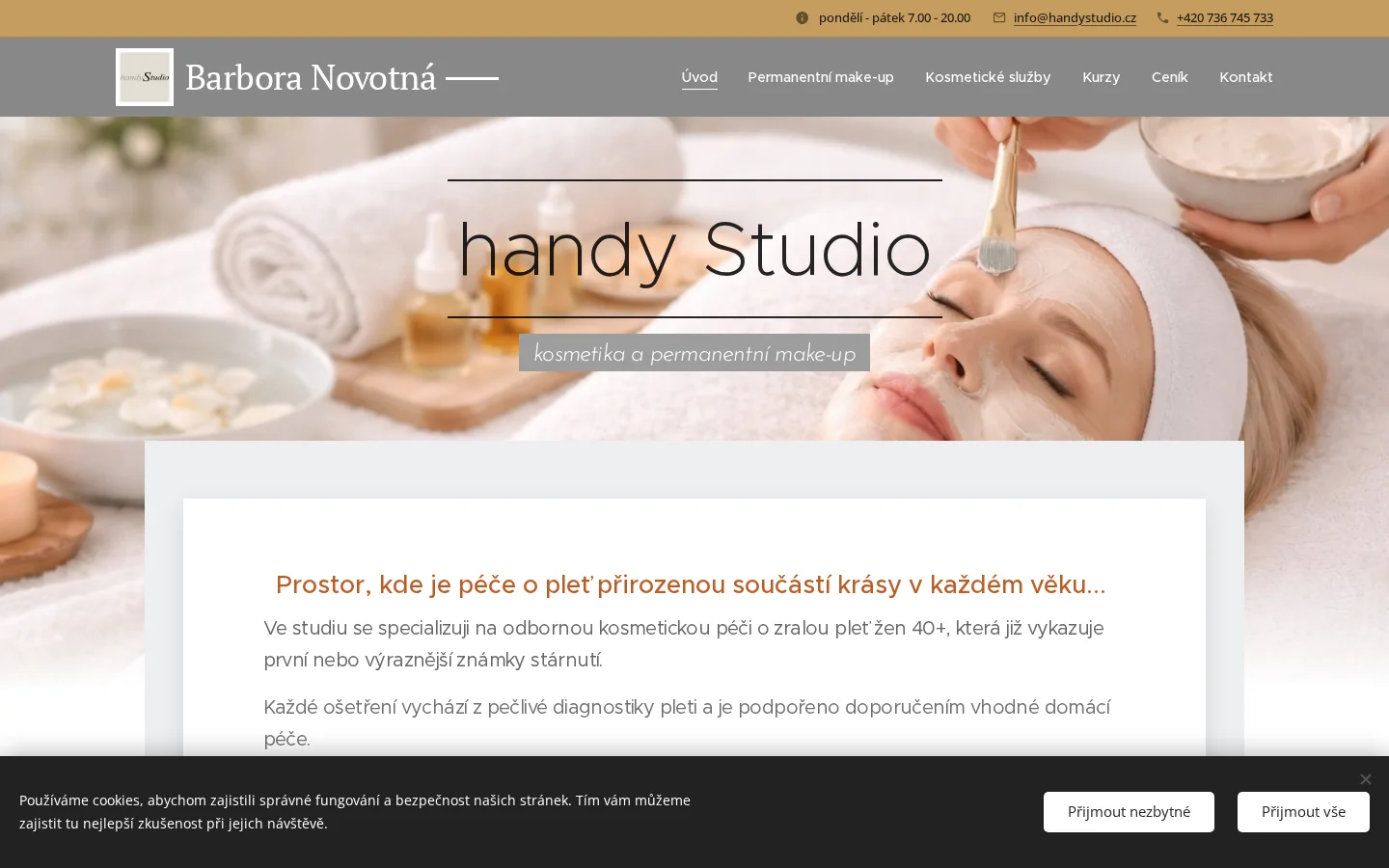 handyStudio website