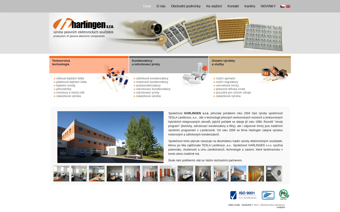 HARLINGEN s.r.o. website