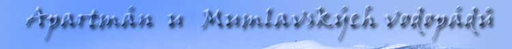 Apartmán u Mumlavských vodopádů logo
