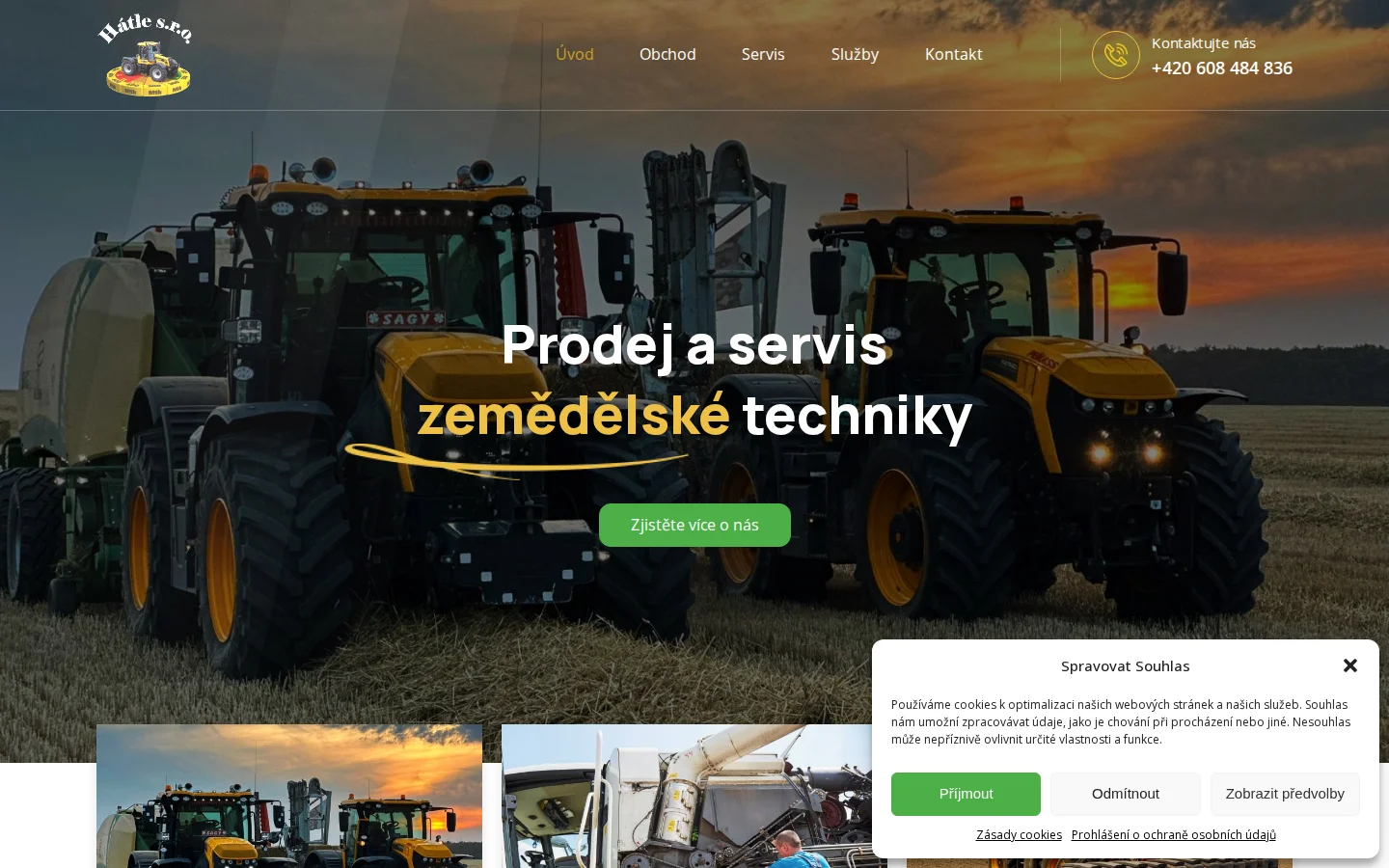 Hatle s.r.o. website