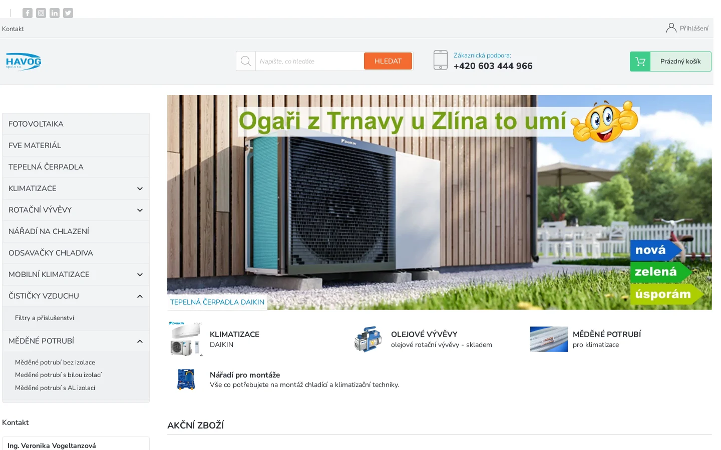 havog.cz website