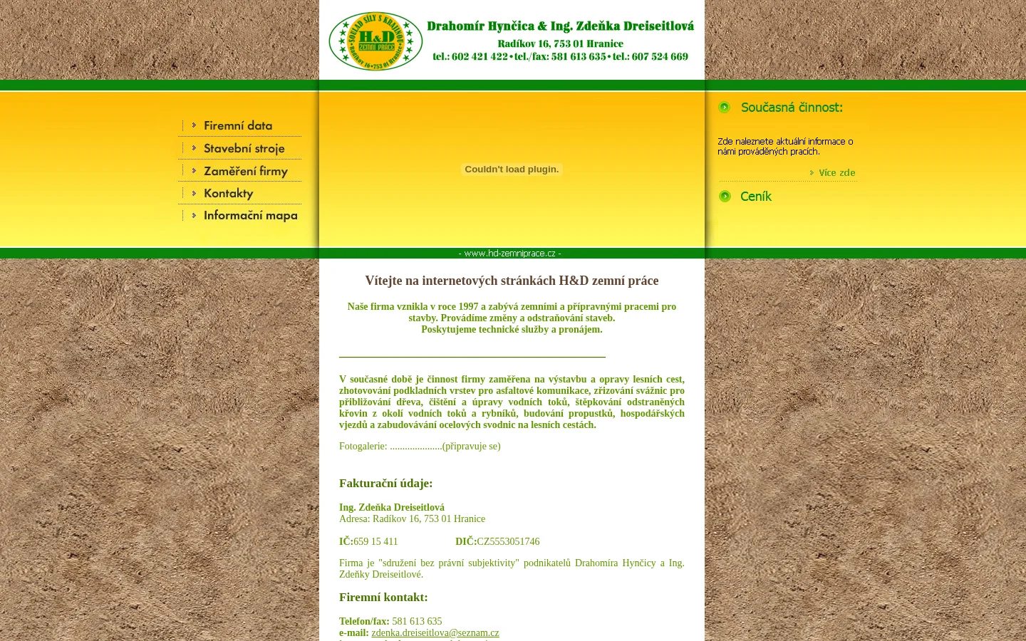 Ing. Zdeňka Dreiseitlová website