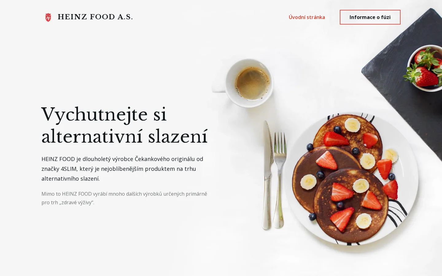 HEINZ FOOD, a.s. website