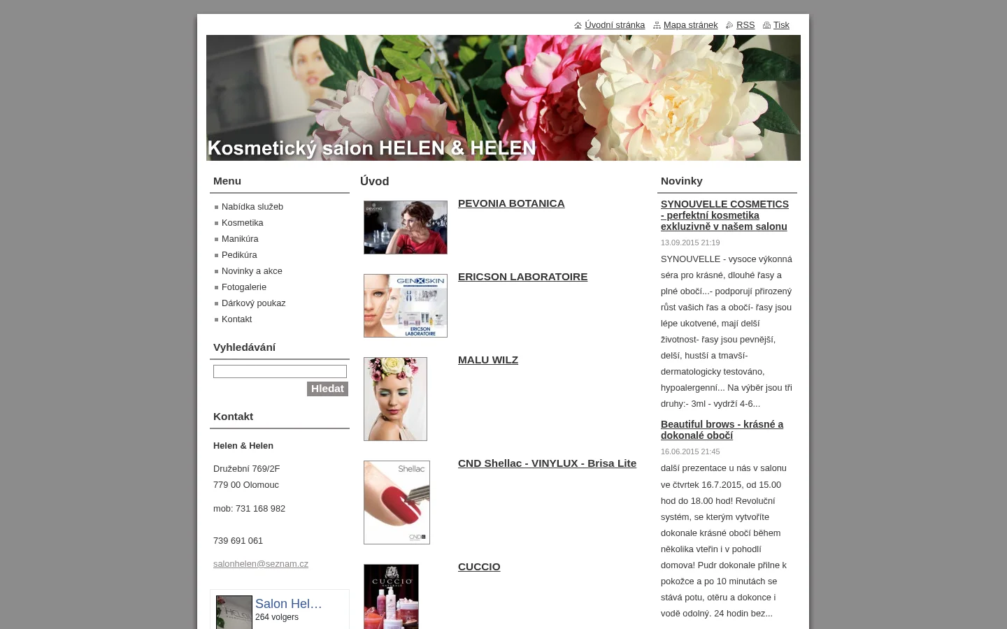 Helen & Helen website