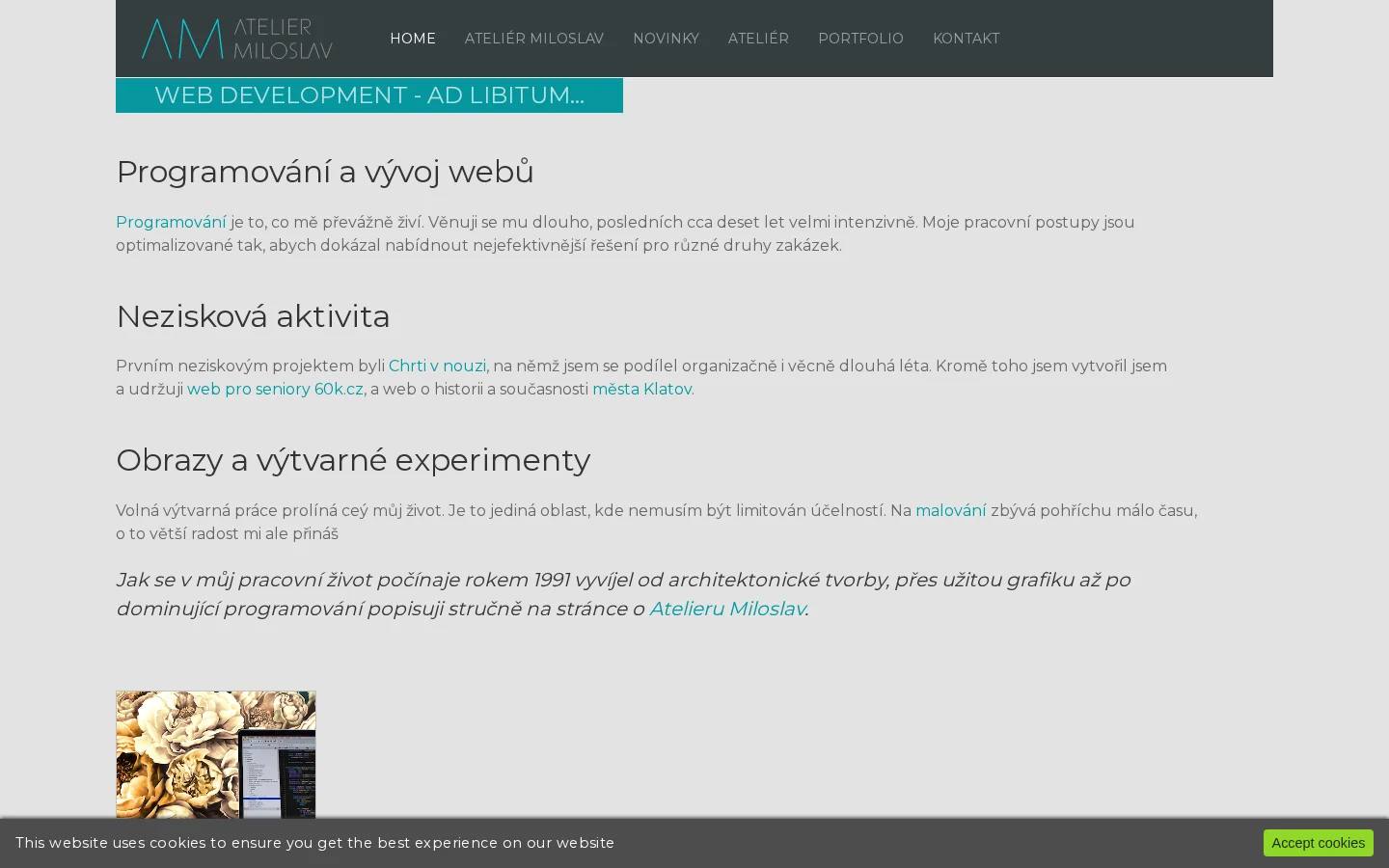 Atelier Miloslav Heřmánek website