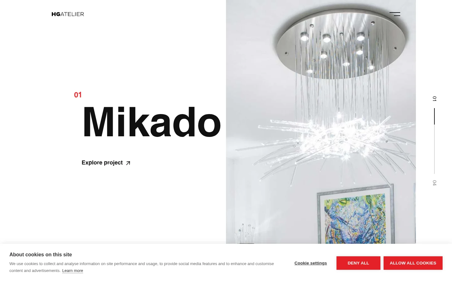 HG ATELIER DESIGN, s.r.o. website