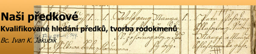 Bc. Ivan K. Jakubík - Naši předkové logo