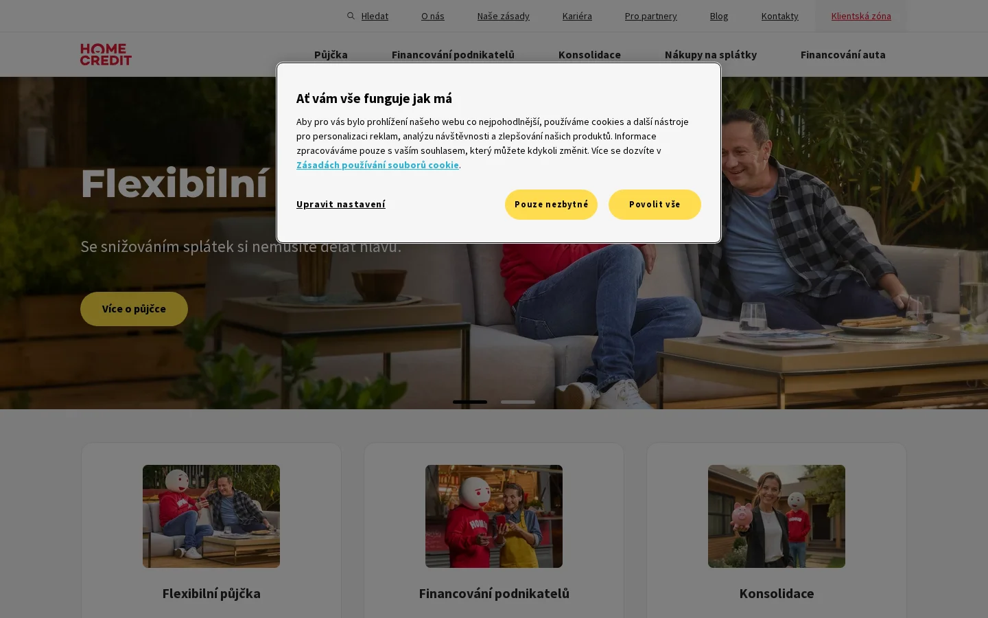 Home Credit, a.s. website