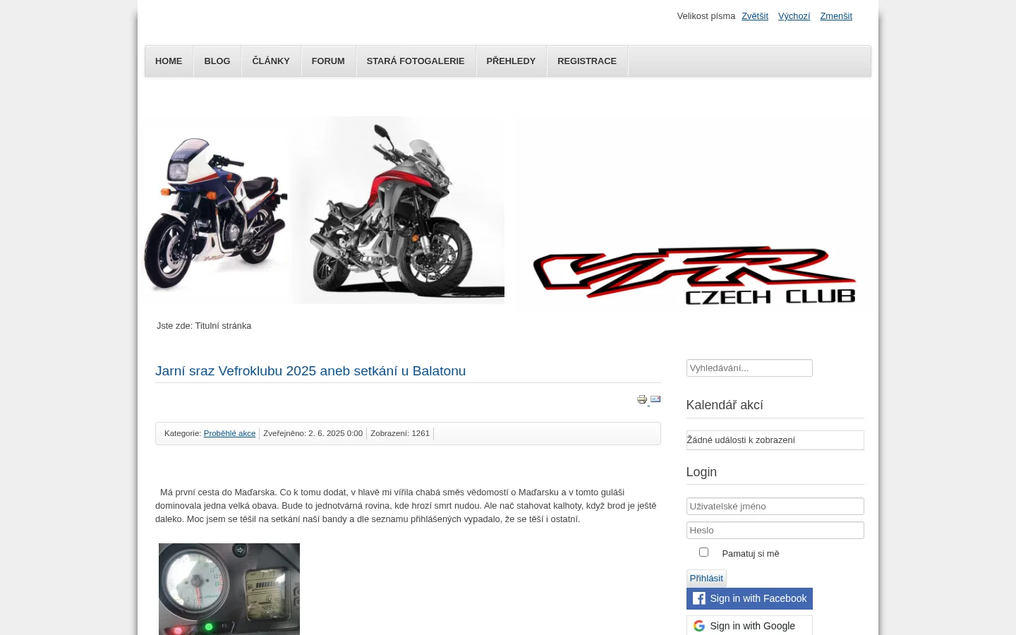 Czech VFR Club website