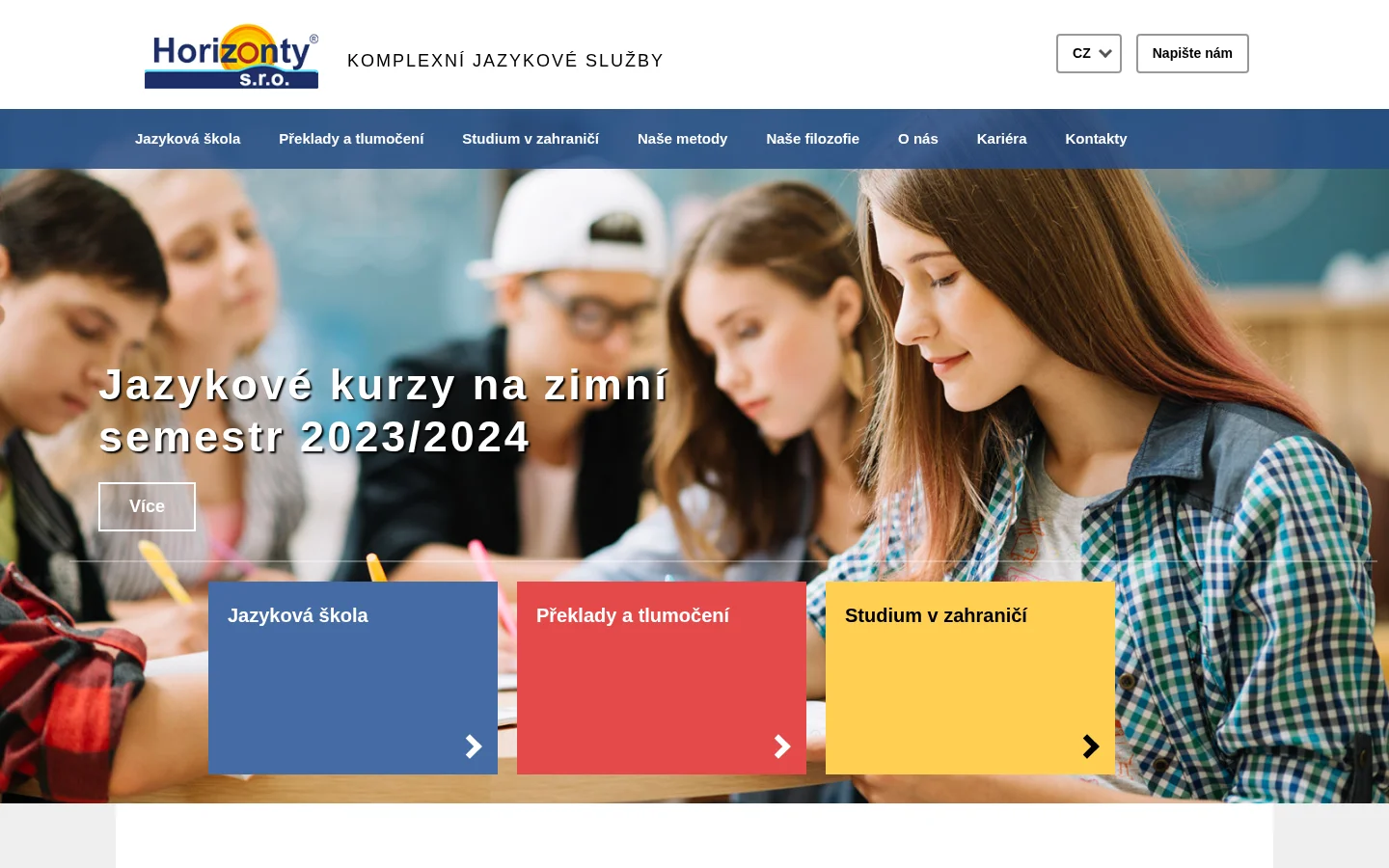 Horizonty website