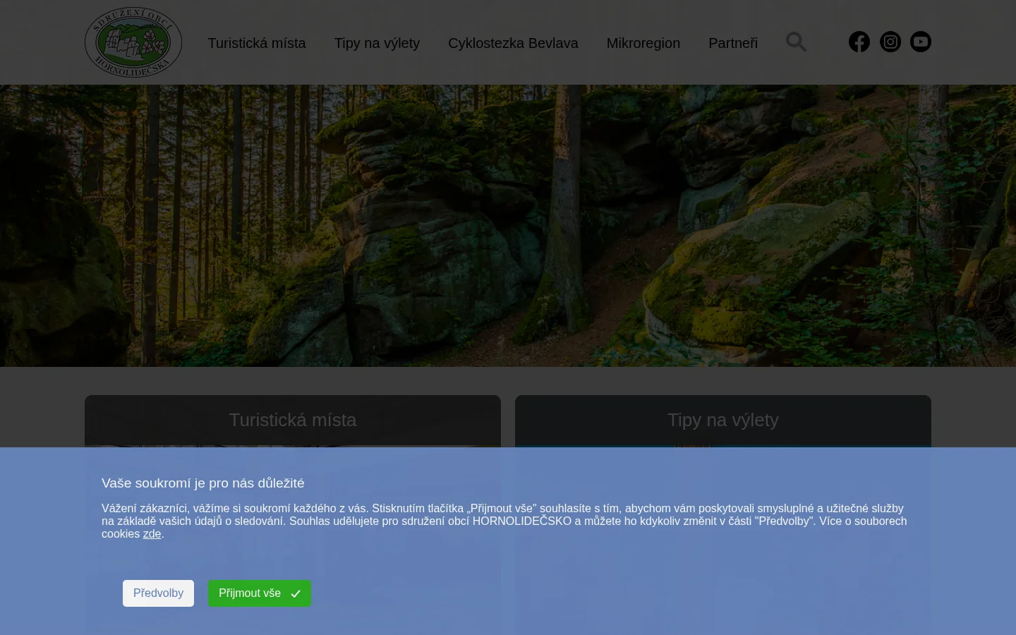 Sdružení obcí Hornolidečska website