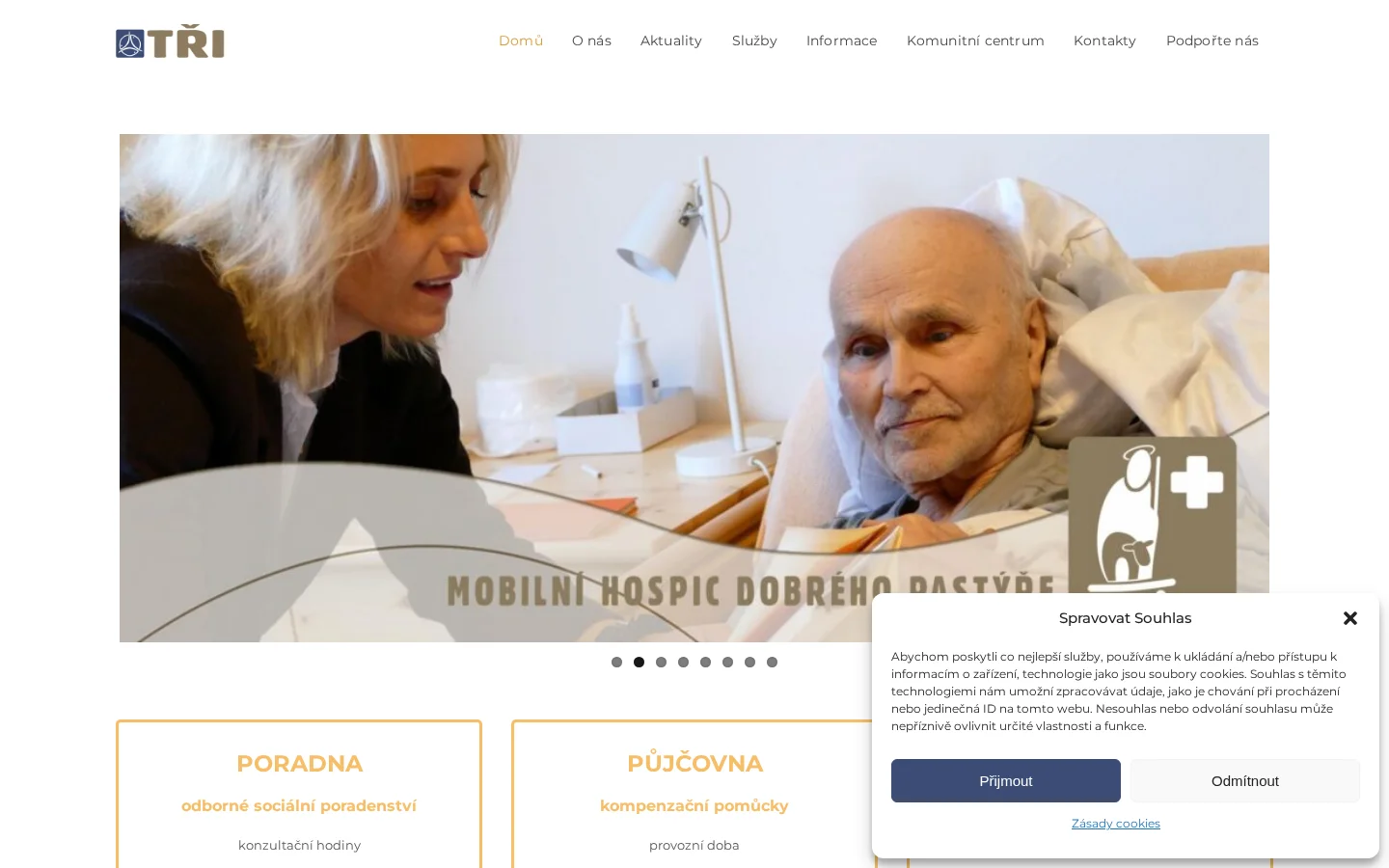 TŘI, z.ú. website