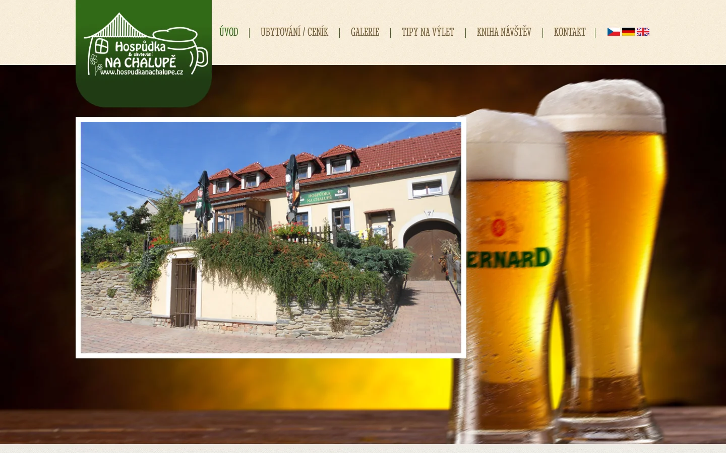 Hospůdka Na chalupě website