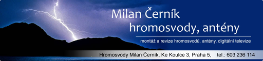 Hromosvody Milan Černík logo