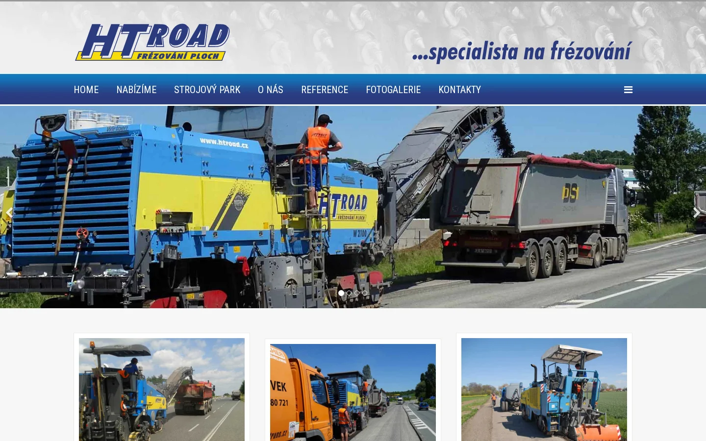 HT Road, s.r.o. website