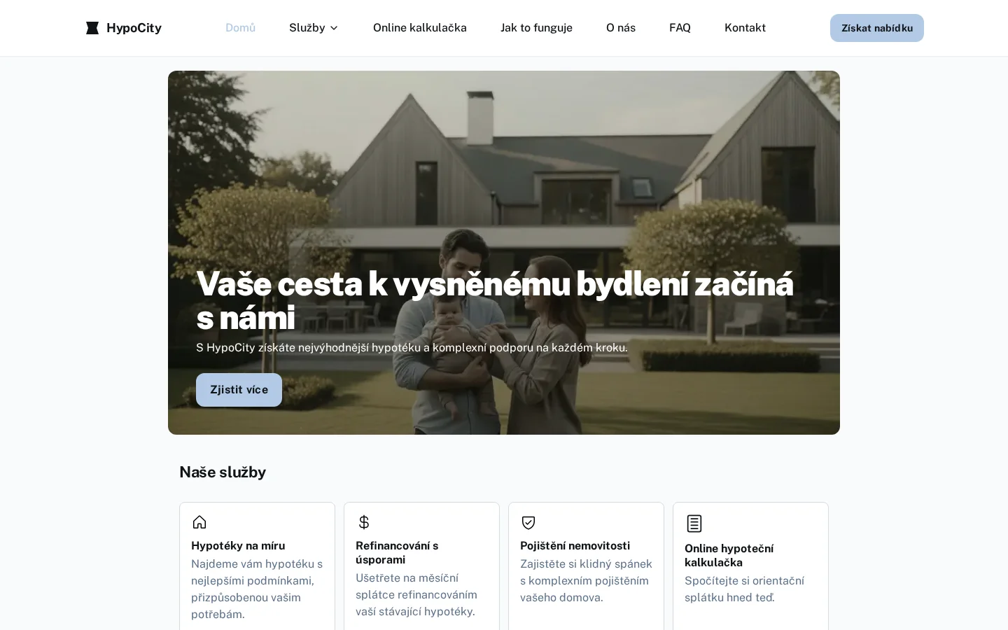 HypoCity, s.r.o. website