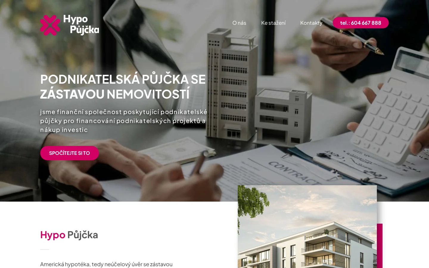 Hypopůjčka website