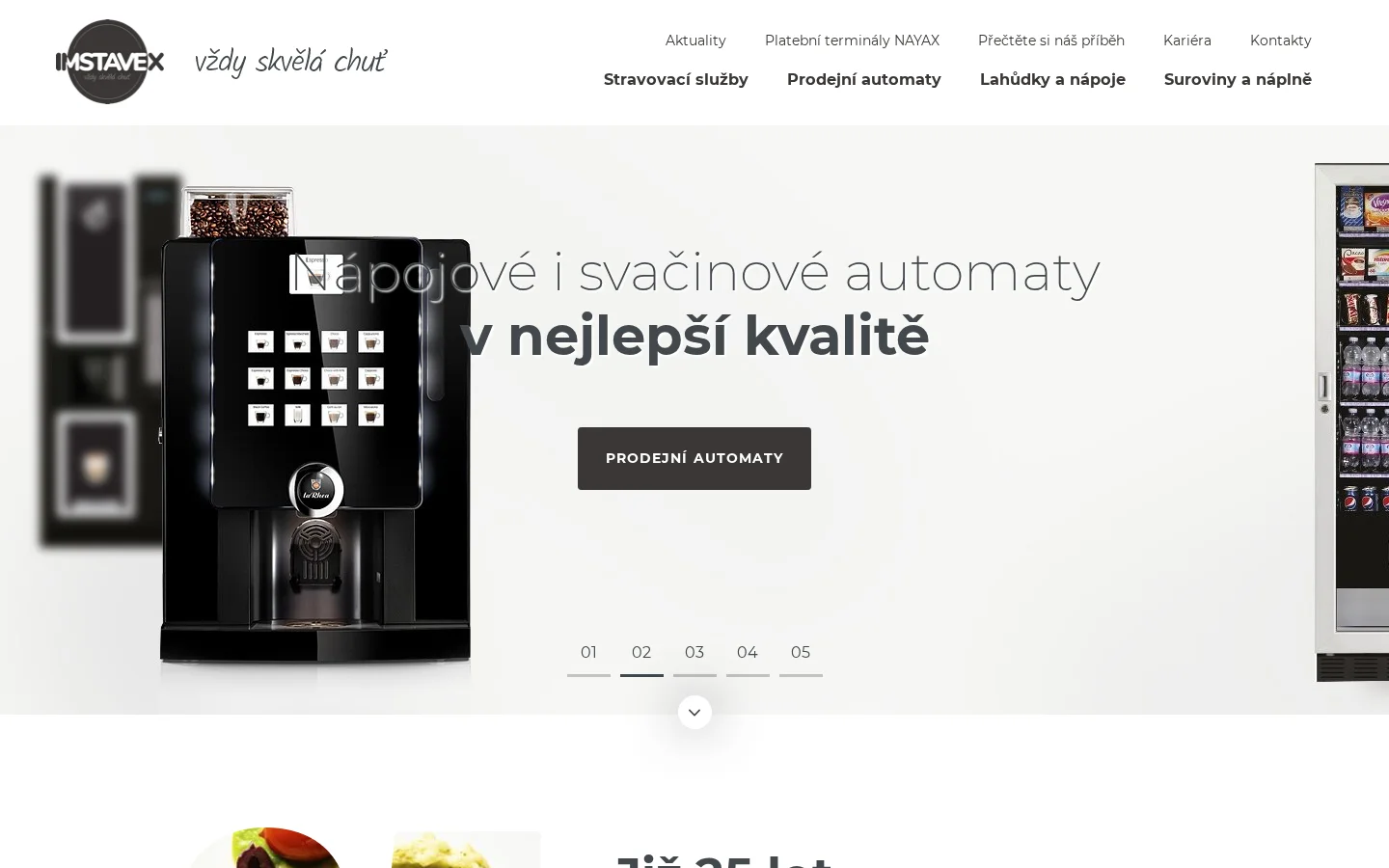 IMSTAVEX, s.r.o. website