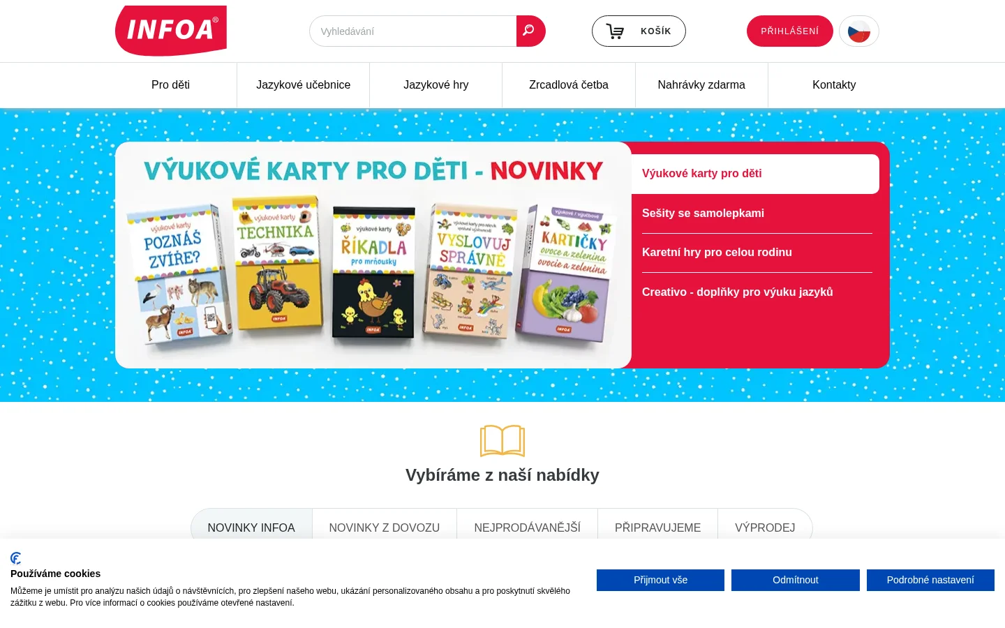 Infoa.cz website
