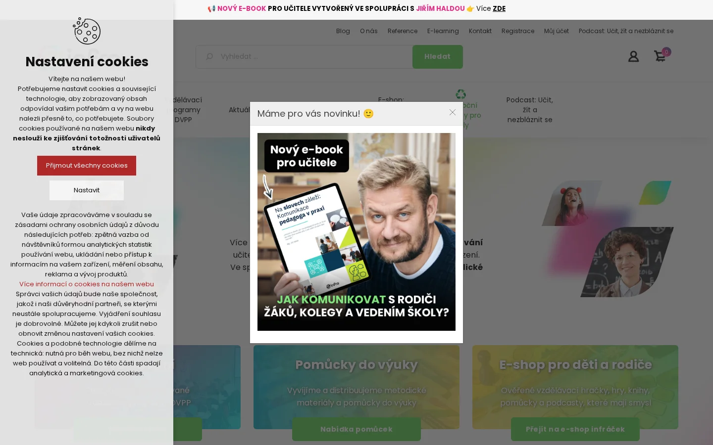 INFRA, s.r.o. website