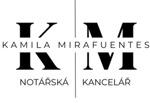 Kamila Mirafuentes - notářka logo