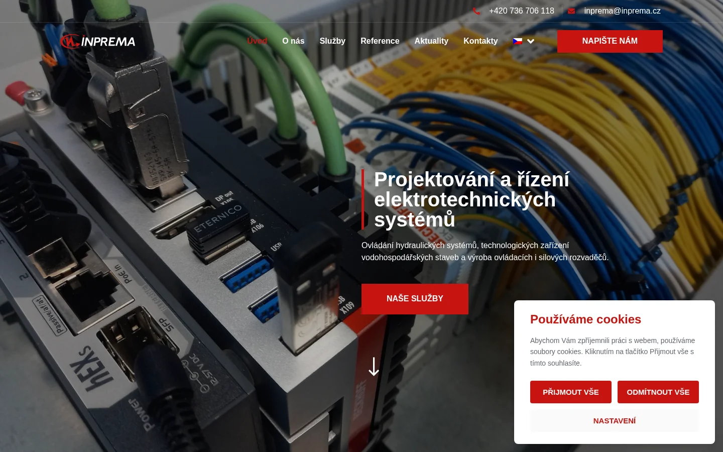 INPREMA, s.r.o. website