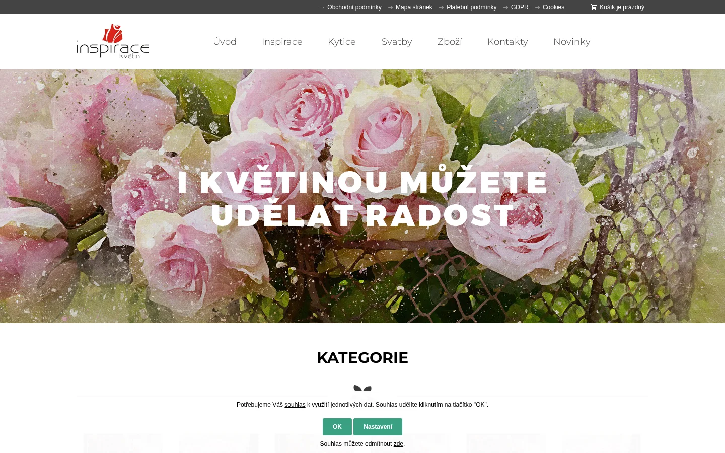 Inspirace květin Ilony Kůpové website