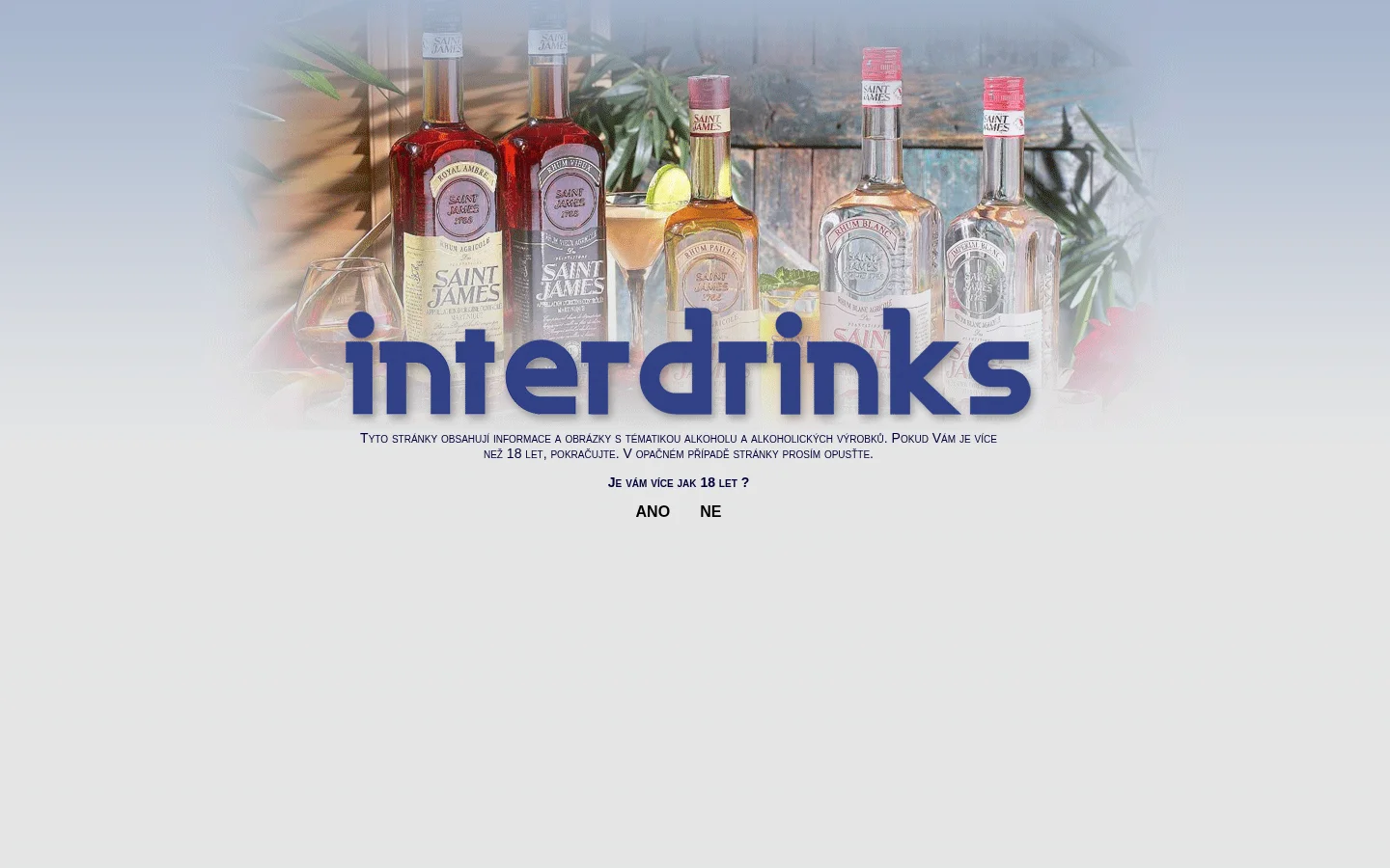 Interdrinks website