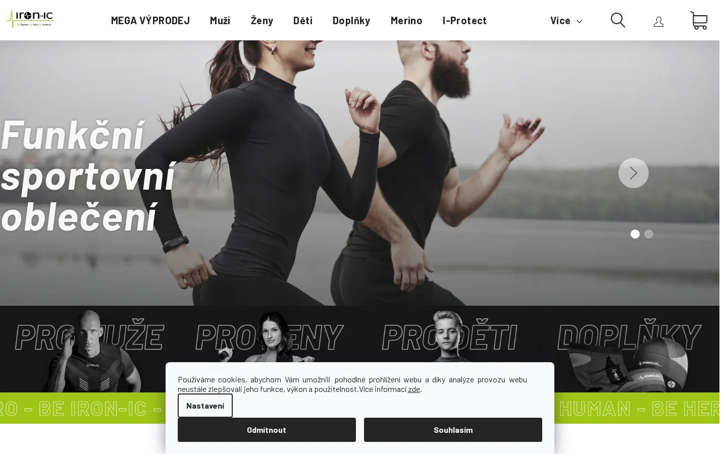 Ironicsport.cz website