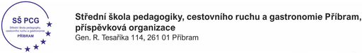 Střední škola pedagogiky, cestovního ruchu a gastronomie Příbram logo