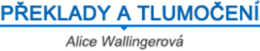 Mgr. Alice Wallingerová logo
