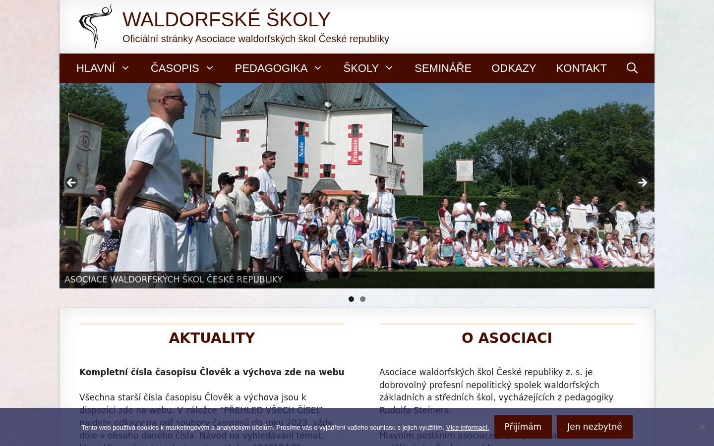 Asociace waldorfských škol České republiky website