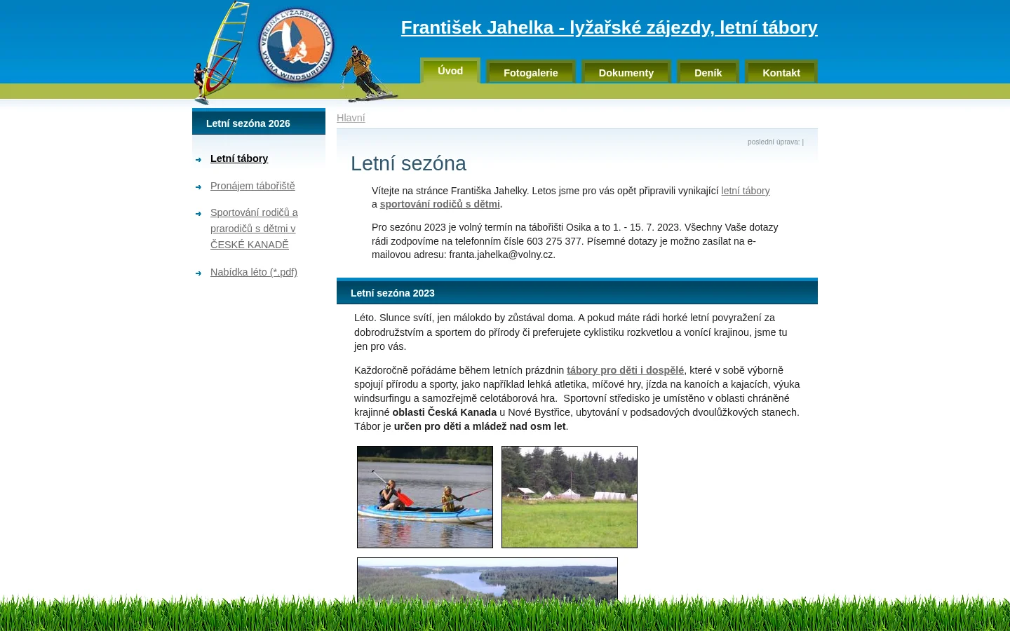 František Jahelka website