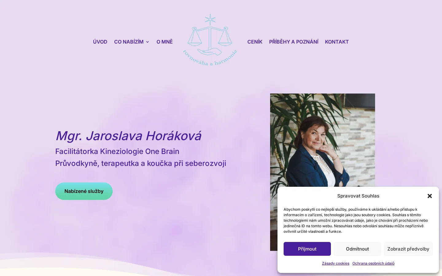 Kineziologie Mgr. Jaroslava Horáková website