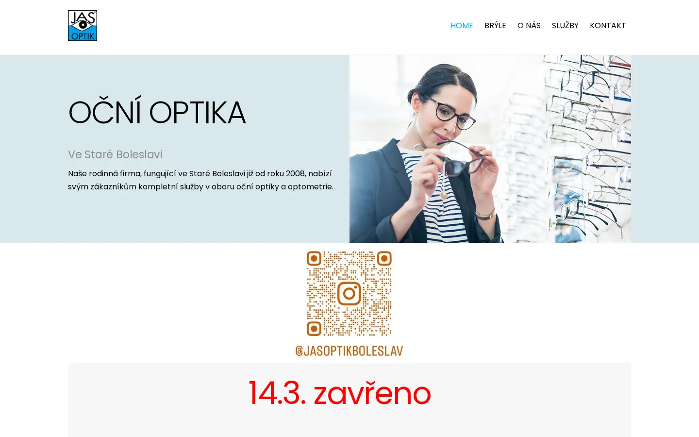 JaS optik website