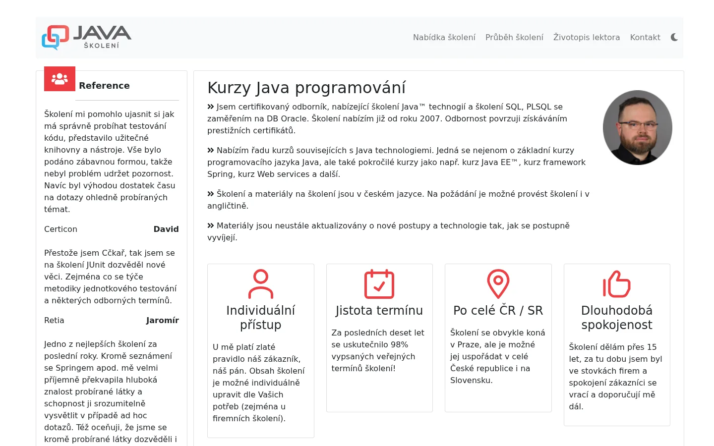 Ing. Jiří Pinkas website