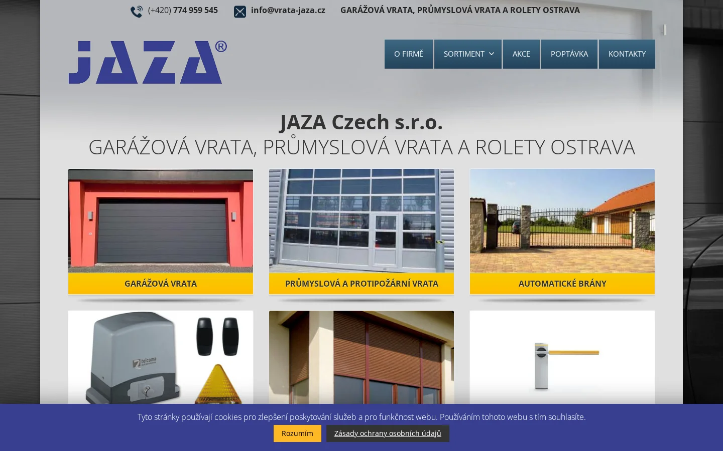 JAZA website