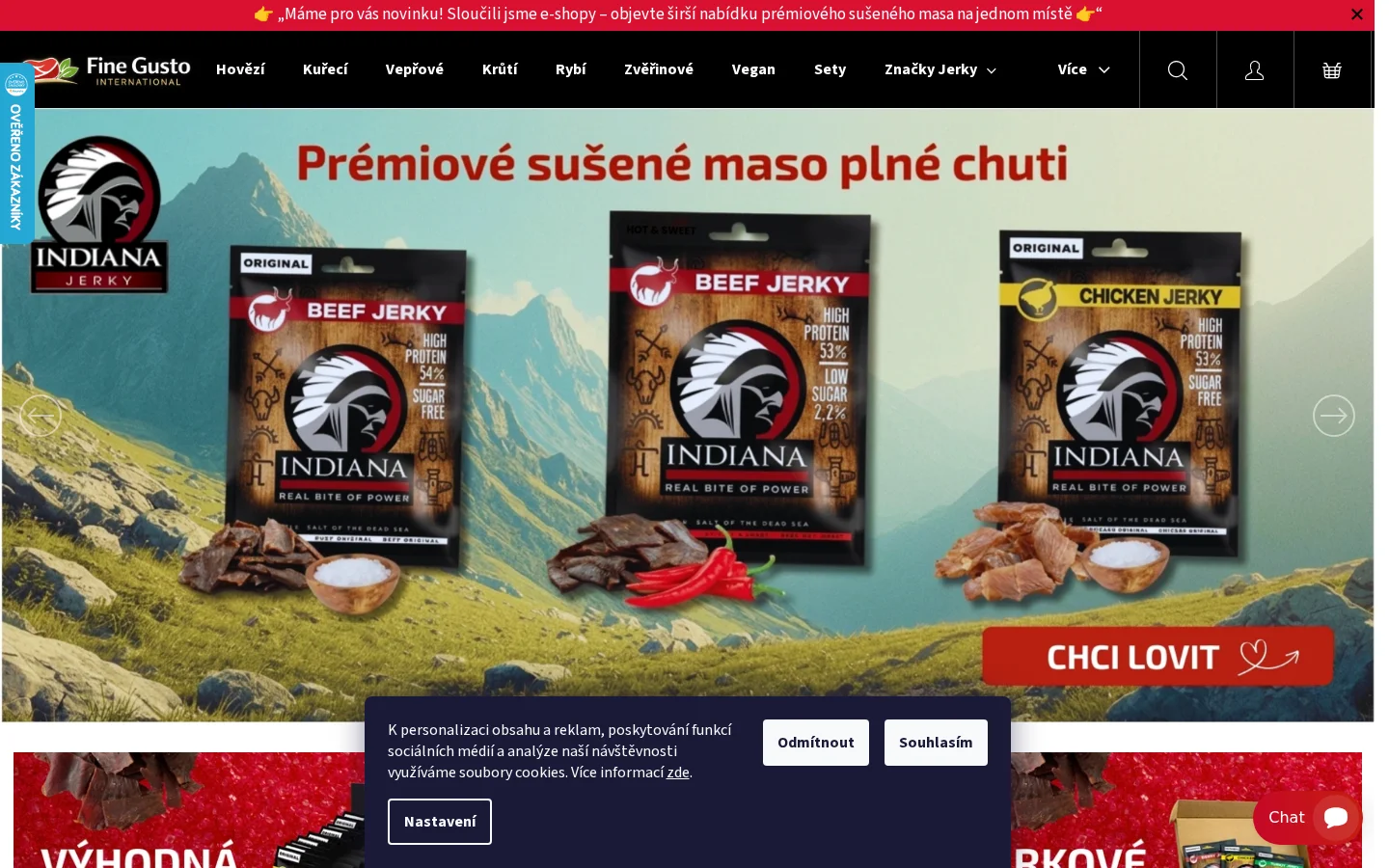 Jerky-shop.cz website