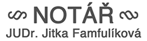 Famfulíková Jitka - notářka logo