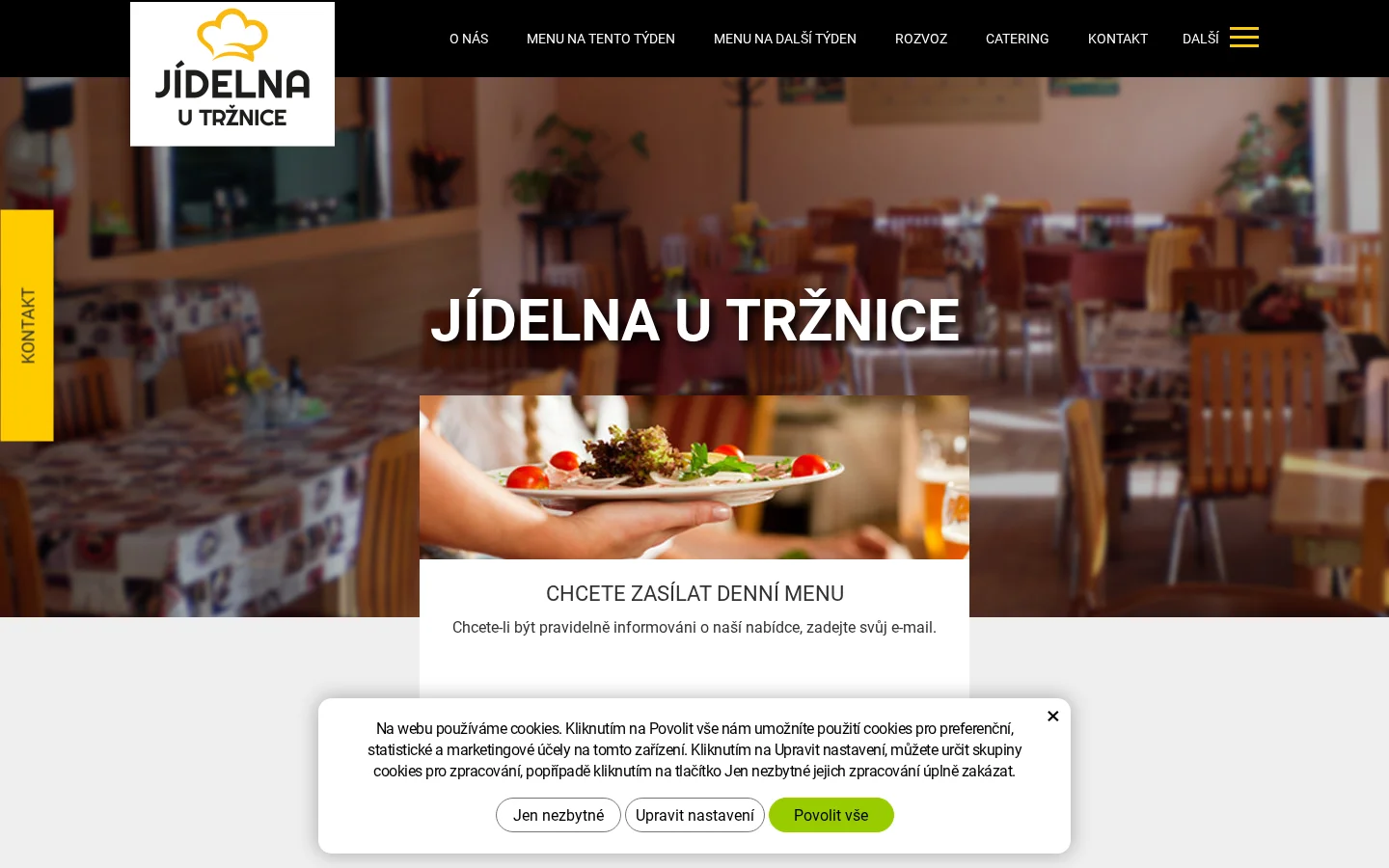 Jídelna U Tržnice website