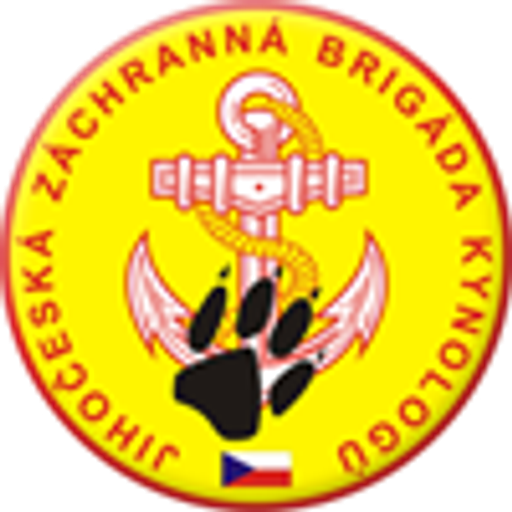 Jihočeská záchranná brigáda kynologů logo