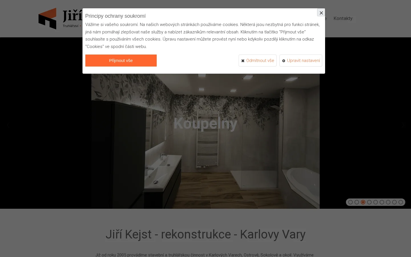 Rekonstrukce, truhlářství - Jiří Kejst website