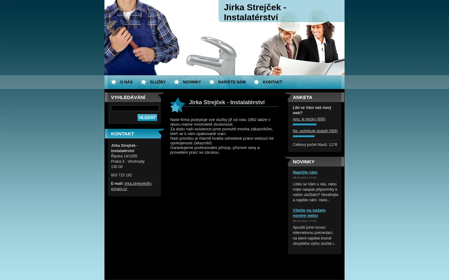 Jiří Strejček website