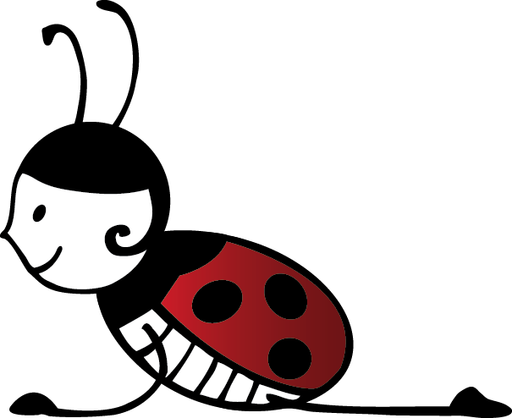 Jóga s beruškou logo