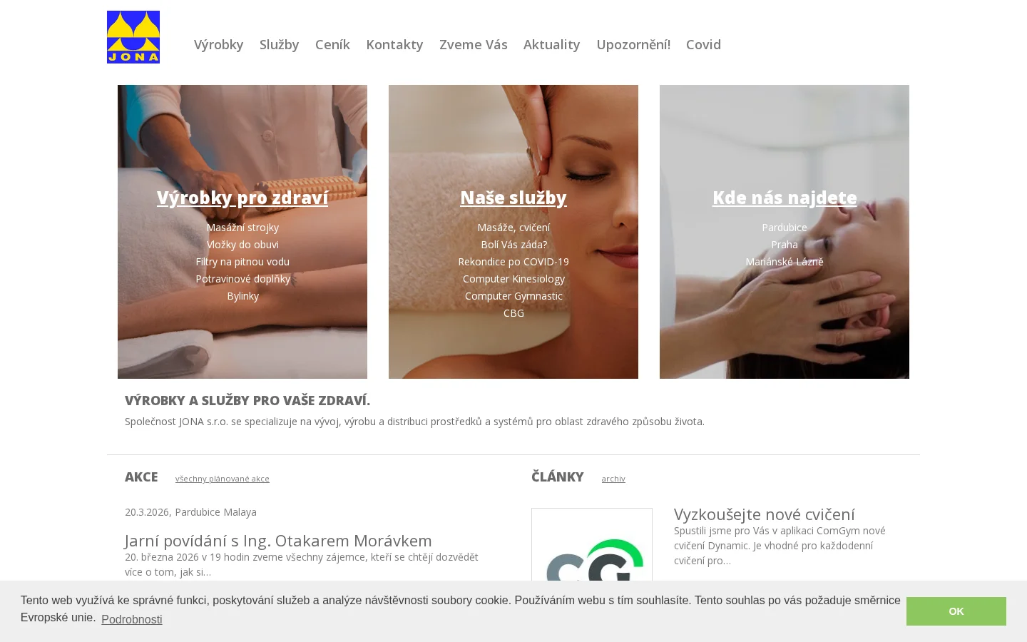 JONA, s.r.o. website
