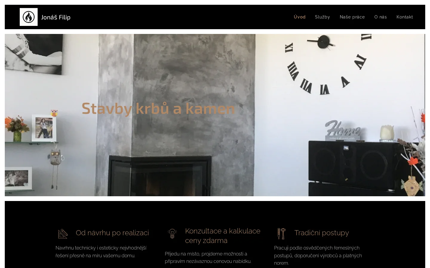 Kamnářství Jonáš website