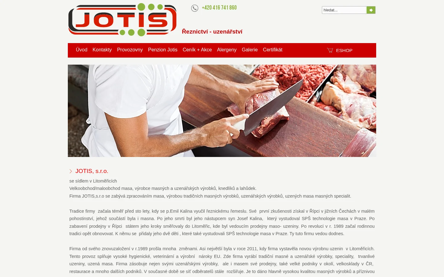 Jotis Litoměřice website
