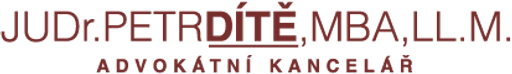 JUDr. Petr Dítě, MBA, LL.M. Advokátní kancelář logo