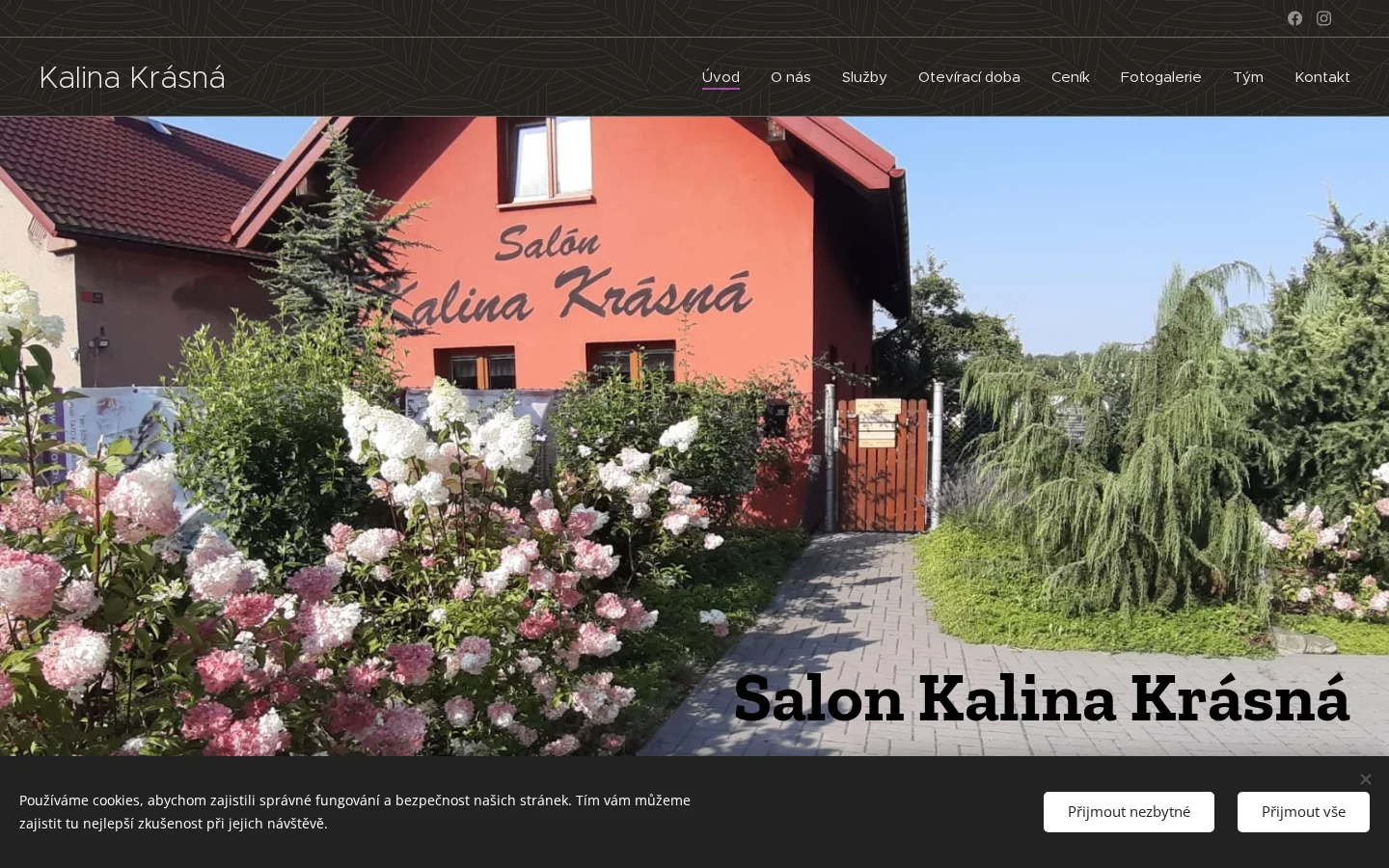 Salón Kalina Krásná website
