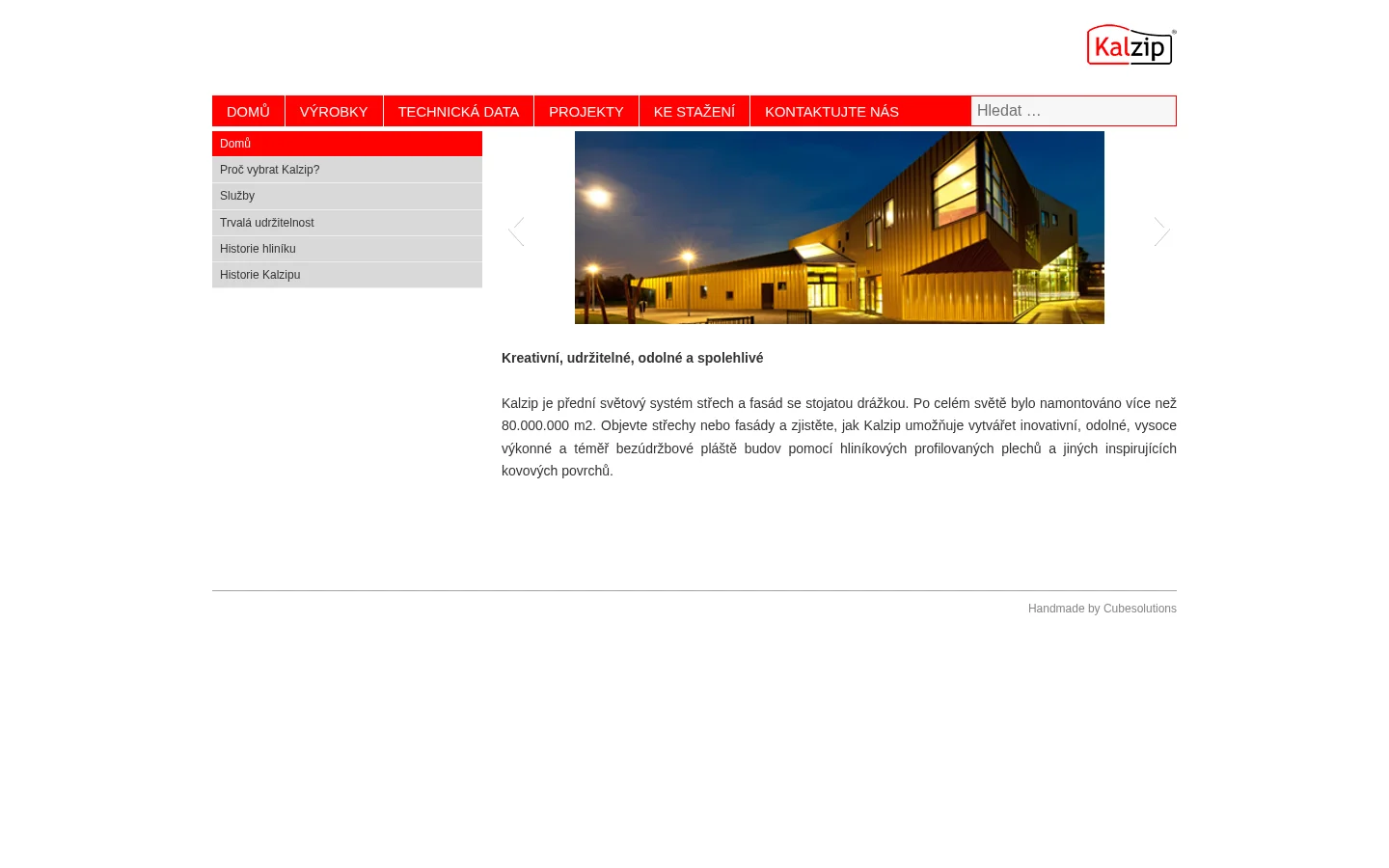 Ing. Eva Šanovcová - Kalzip website